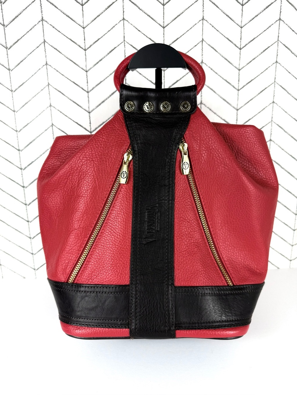 Valentina Leather Convertible Backpack